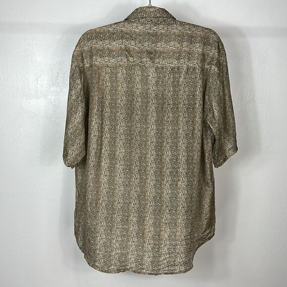 Bruno B Floral Chest Pocket Short Sleeve Button Down Shirt Size 2XL - Picture 4 of 8